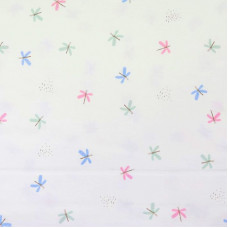 Sábana Trip.Cuna 60 Libélulas Alg.Orgánico Sonpetit